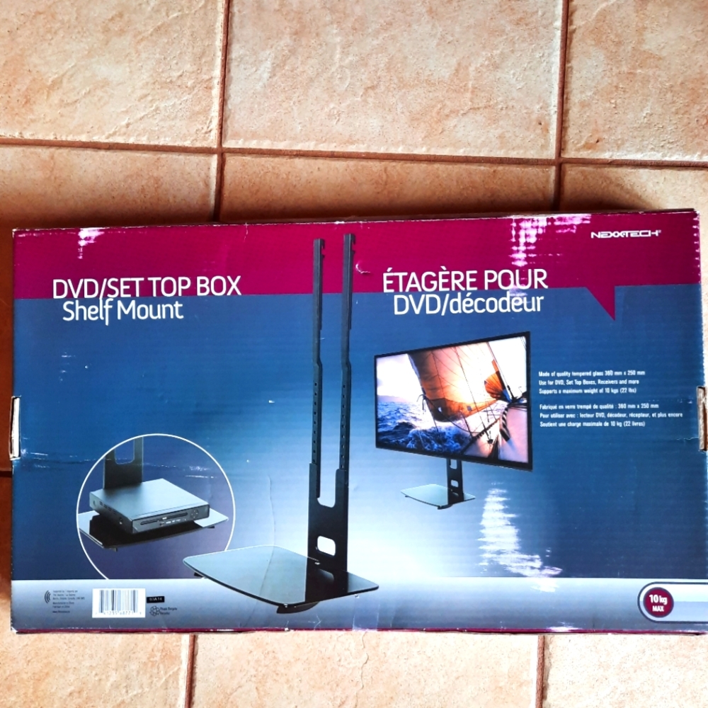 Dvd/Set Top Box Shelf Mount